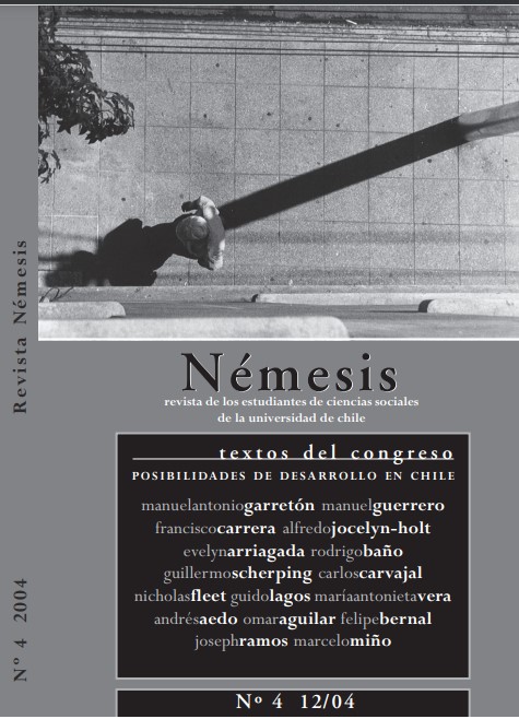 							Ver Núm. 4 (2004): Posibilidades de Desarrollo en Chile
						